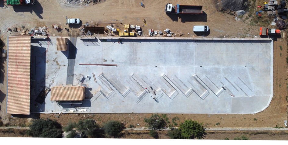 Instal·lació dels equipaments del Punt Verd de Selva